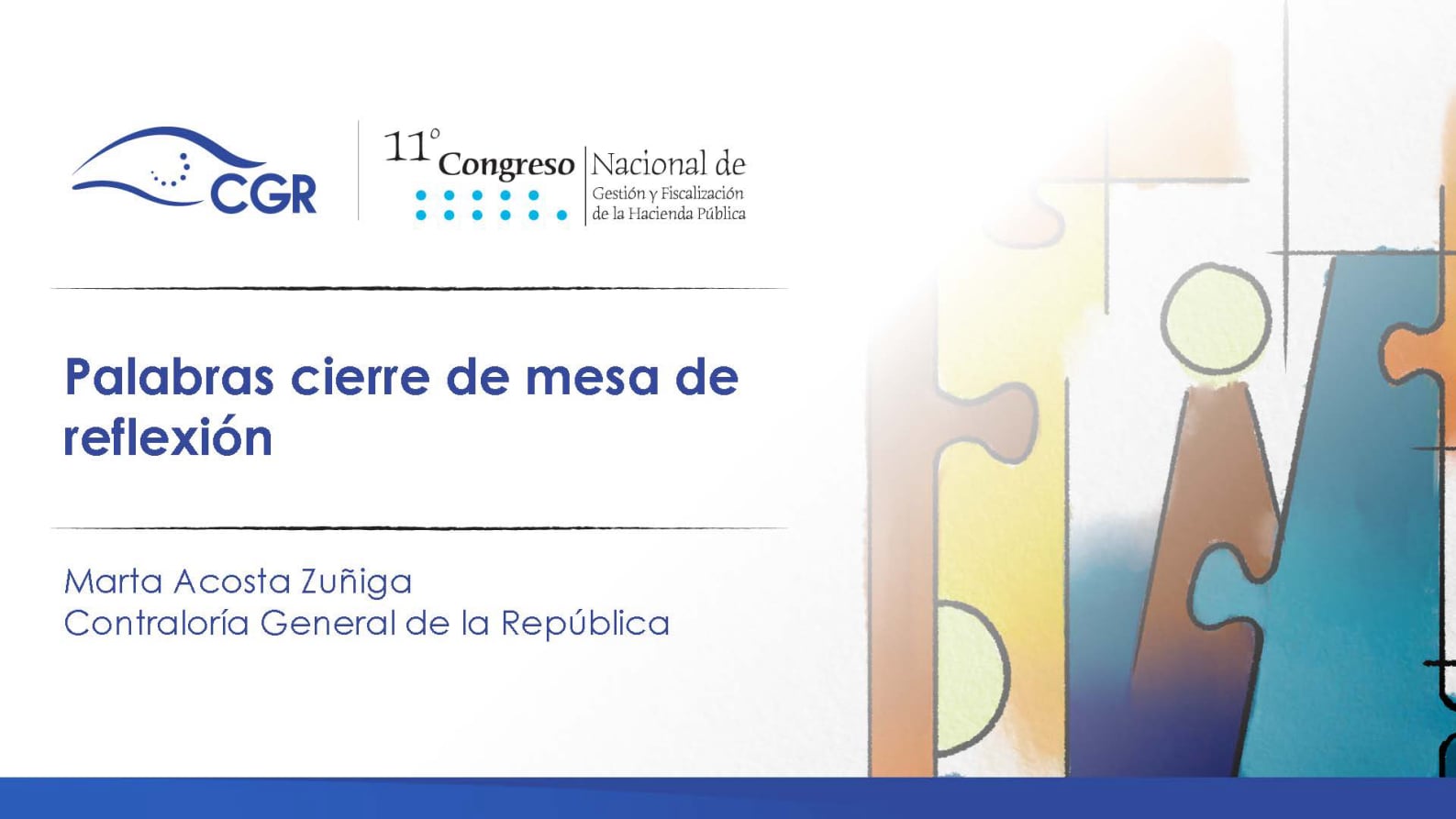 Cierre mesa de reflexión
